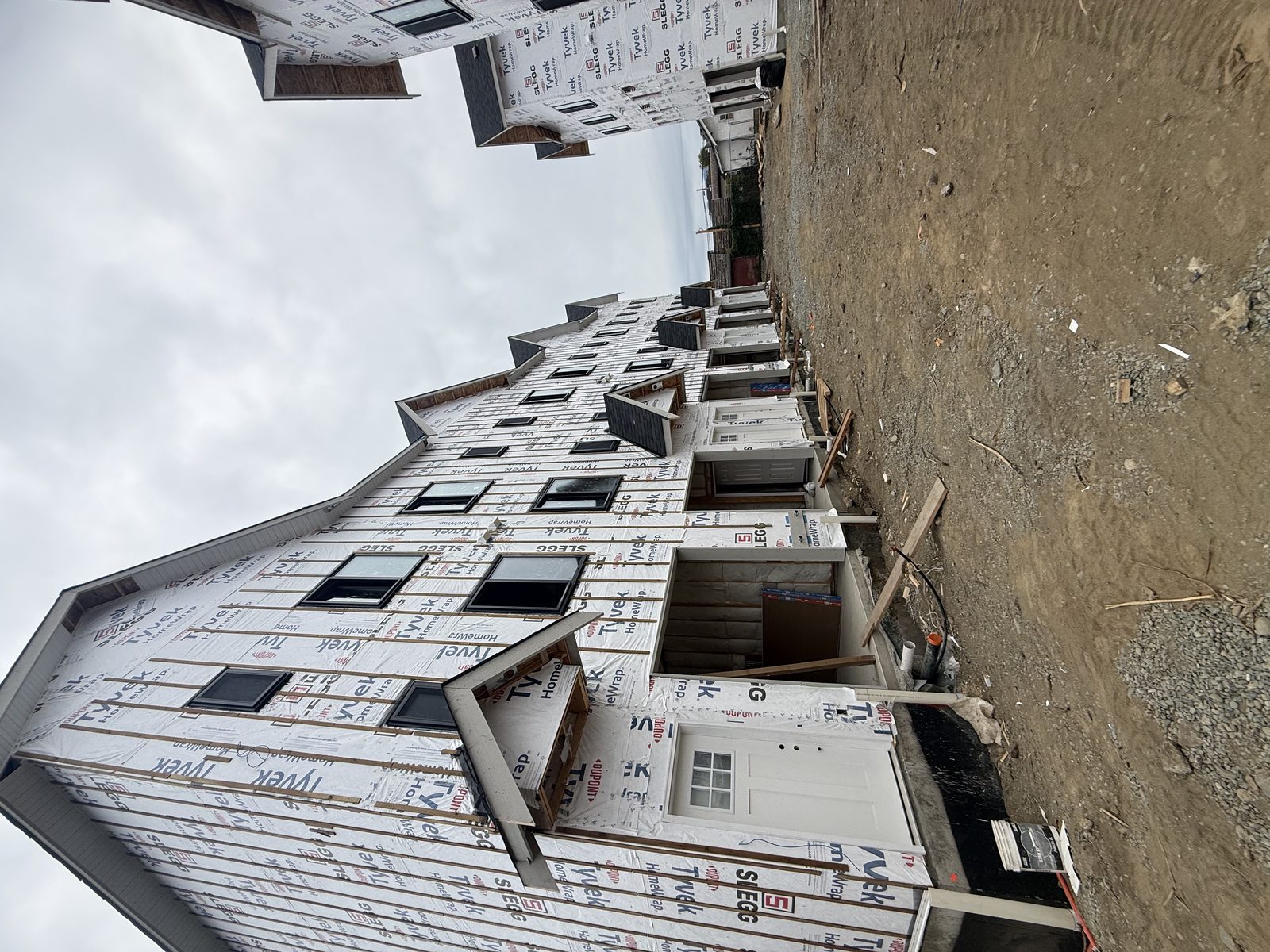 Festubert Street structural framing progress photo 11