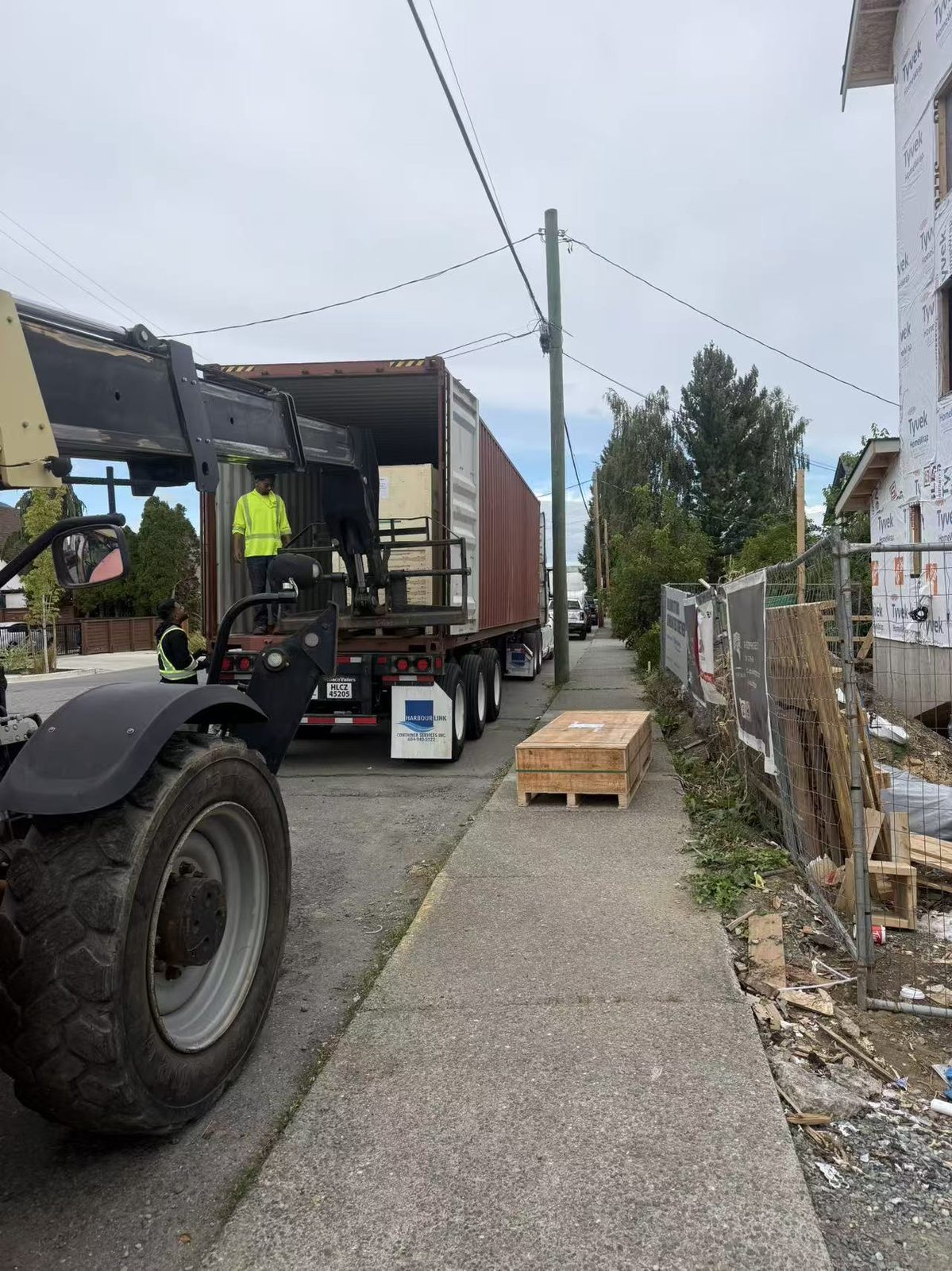 Festubert Street structural framing progress photo 17