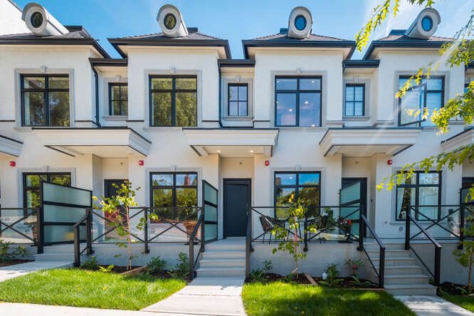Granville Street and West 61st townhouse project