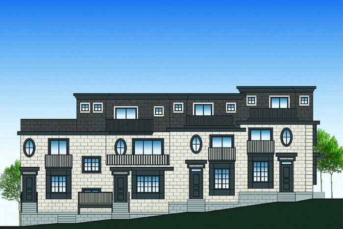 West 61st Avenue townhome project in Vancouver